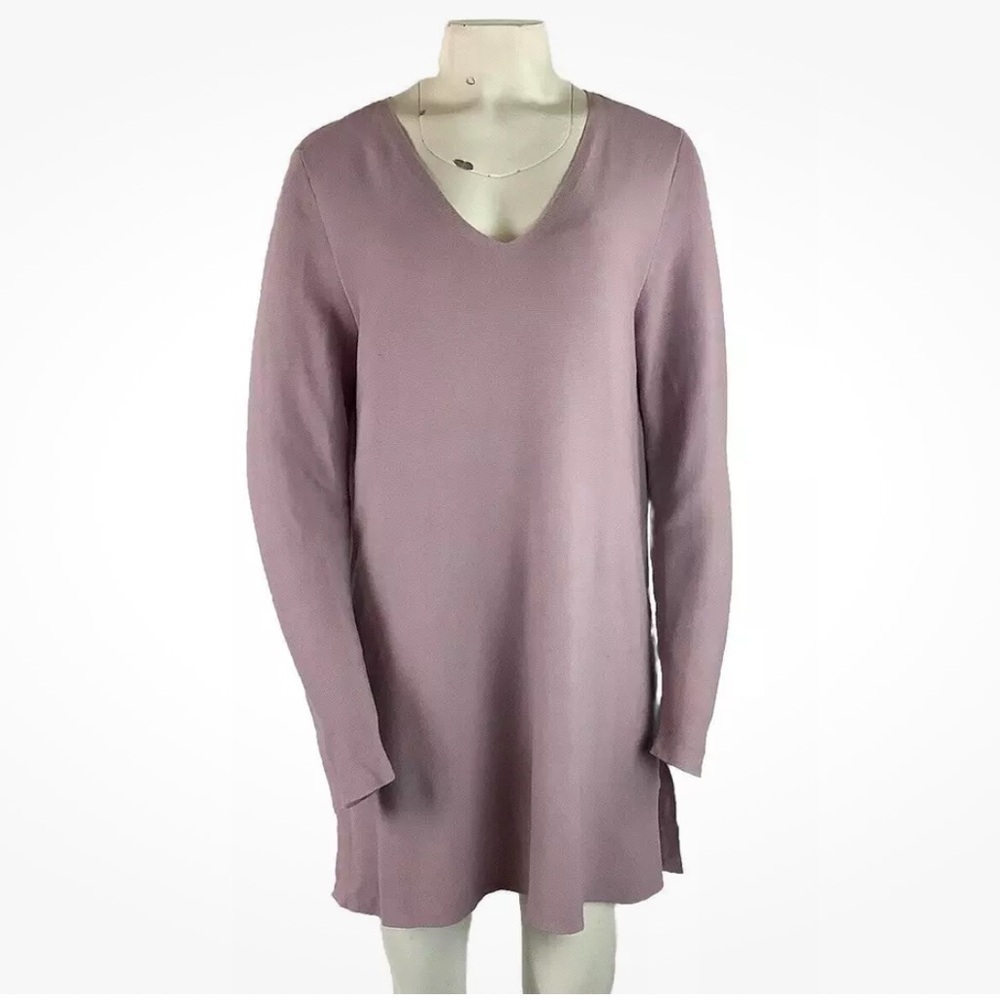 Eileen Fisher Mauve Long Sleeve Dress